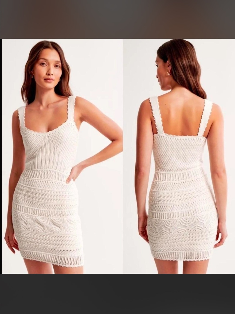 Abercrombie & Fitch Crochet Mini Dress